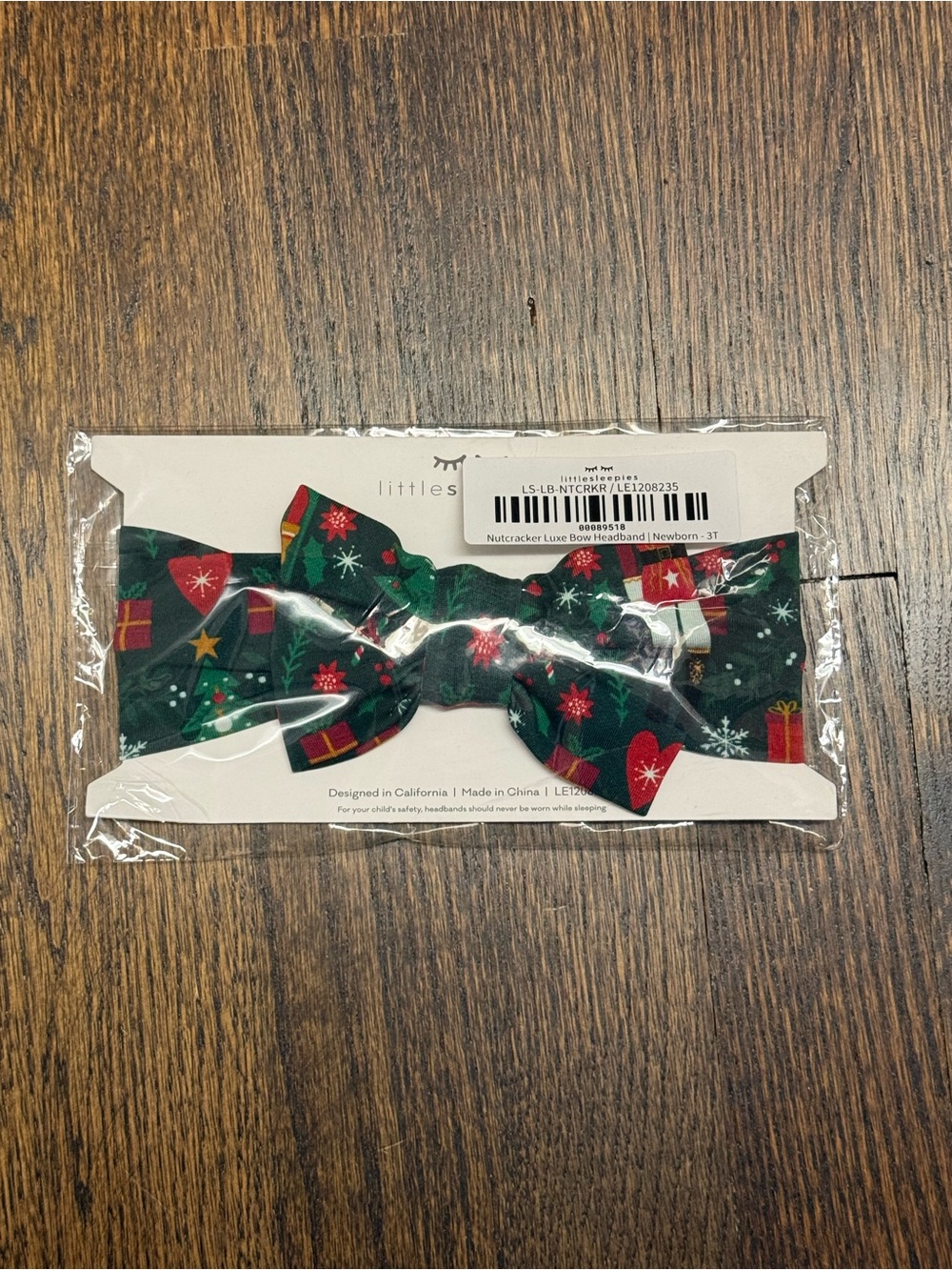 Little Sleepies Night at the Nutcracker Bow Headband